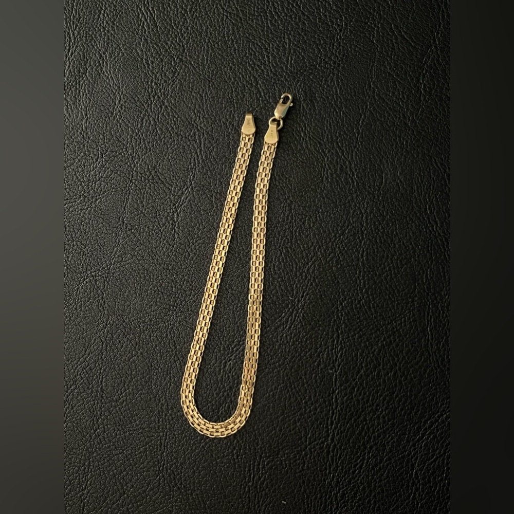 14K Gold Bismarck Bracelet